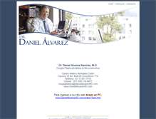 Tablet Screenshot of danielalvarezmd.com